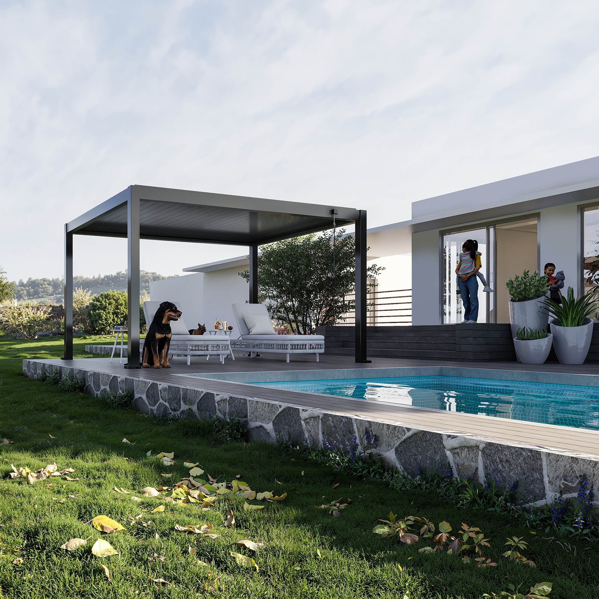 How Does a Motorised Roof System Work?