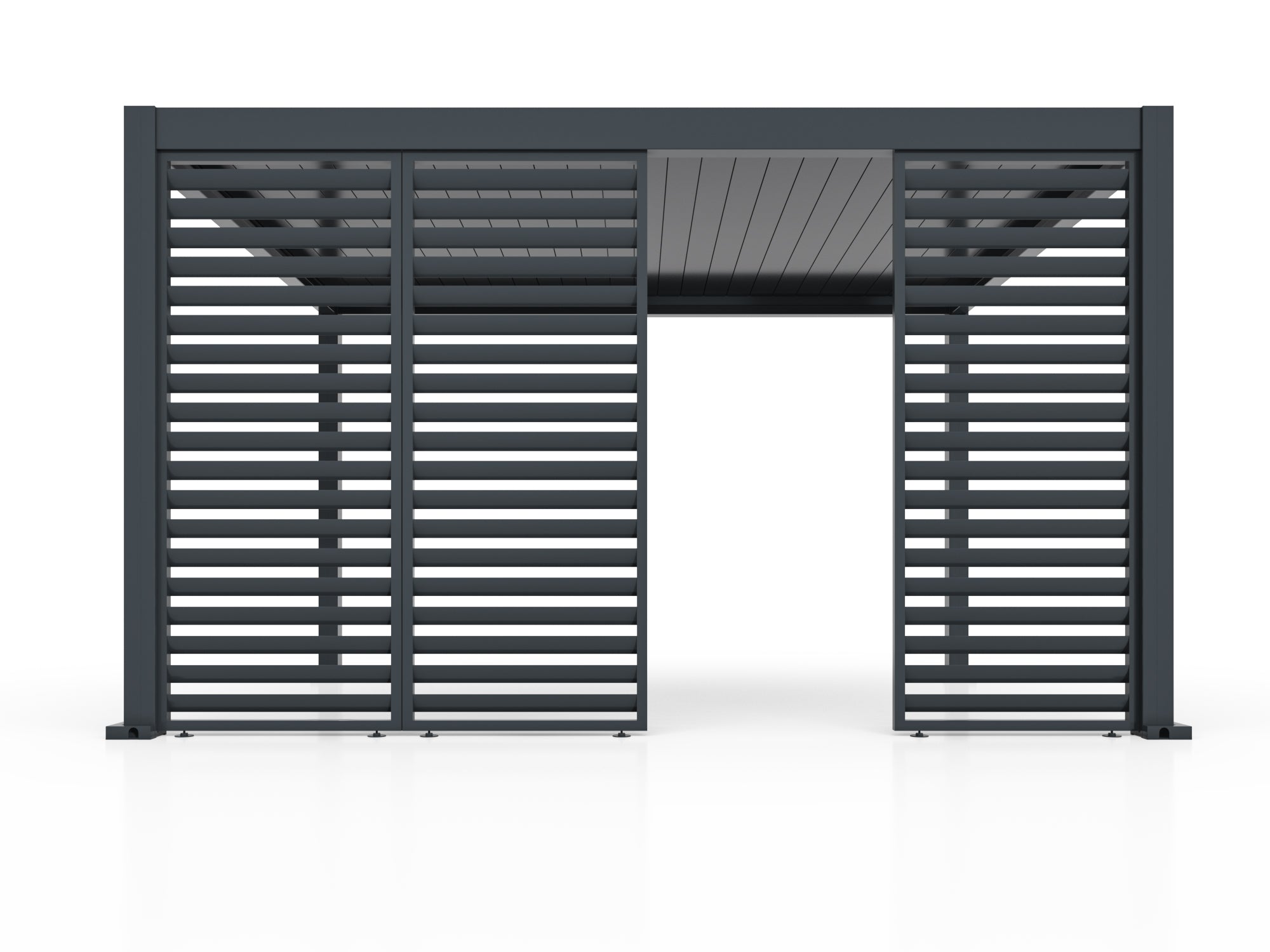 Fixed Louvered Panels