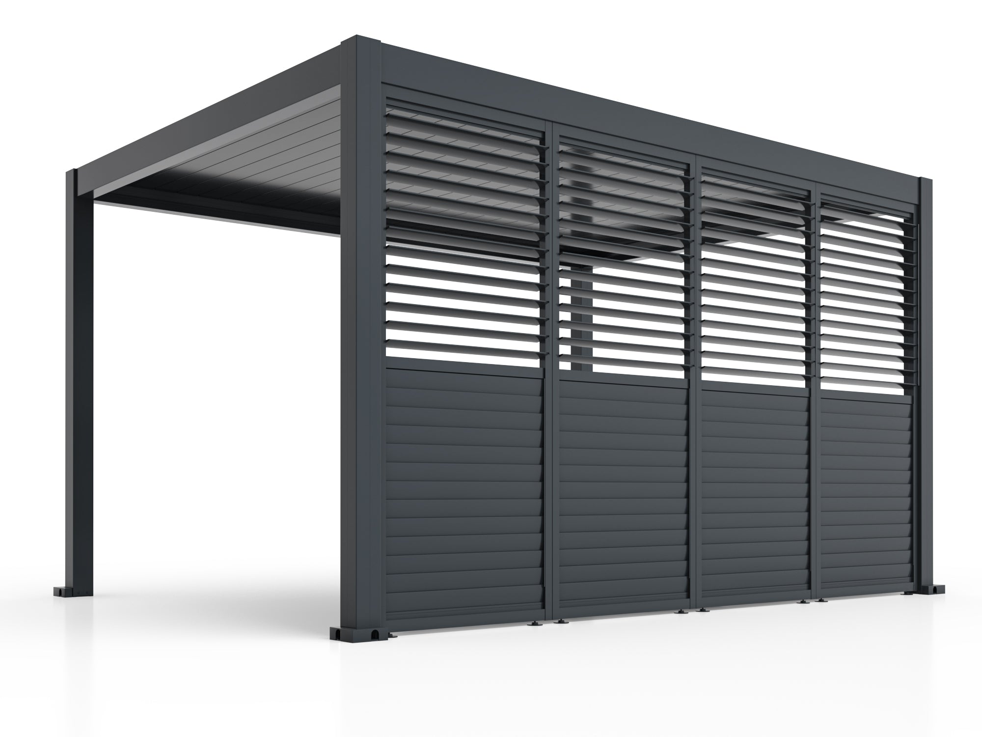Sliding Louvered Panels