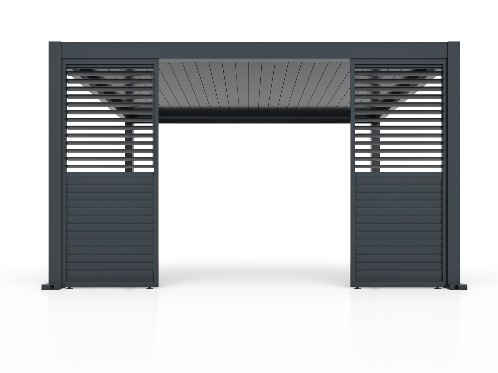 Fixed Louvered Panels