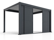 Sliding Louvered Panels